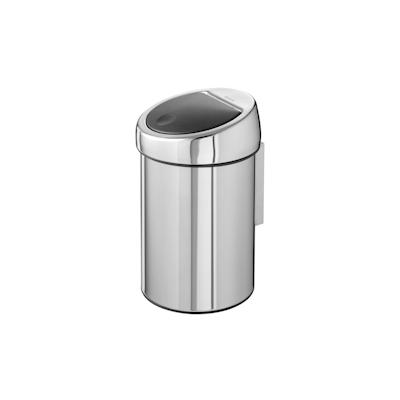 Wand-Abfalleimer Touch Bin, Brabantia, VB 363962, Edelstahl Abfallstation Image