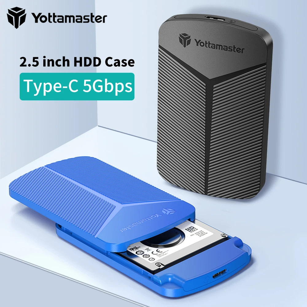 Yottamaster boîtier de disque dur 2.5 pouces SATA vers USB 3.0 adaptateur boîtier de disque dur 6Gbps boîtier de disque dur UASP pour Windows Mac Linux