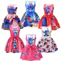 Robe de cosplay CAN O & Stitch pour enfants robes de demoiselle d'honneur pour enfants jupe d'été