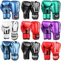 Gants de boxe professionnels pour hommes et femmes poings de sanda gants d'entraînement sacs de