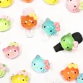 3D Hello Kitty Nail Charms Kawaii Resin Nail Jewelry Flat Back Kitty Mold for Phone Shell Decor Home
