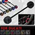 For Ducati Monster 620 695 696 795 796 797 821 Motorcycle Accessories Front & Rear Wheel Fork Axle