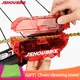 Bicycle Red Chain Cleaner Bike Chain Cleaning Tool Cycling Scrubber Washer Tool Mountain Bike
