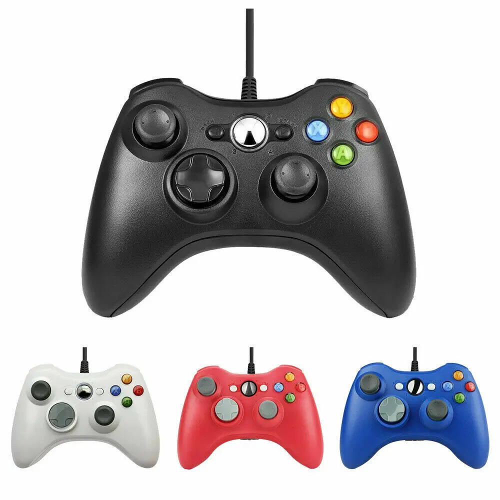 USB-Kabel-Gamepad für Xbox 360/Slim-Controller für Windows 7/8/10 Microsoft PC-Controller, unterstützt Steam Game