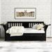 Multi-functional Design Pine Daybed with Trundle Bed and Small Side Tables, Sofa Bed for Bedroom Living Room