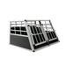 IVV Pet Car Transport Crate Cage Aluminium Travel Box Trapezoidal Dog Cat Puppy Carrier Estate Vehicle 2 Doors 38.19 L x 35.83 W x 27.17 H