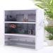 Loyalheartdy DIY 1:64 Garage Display Case 3 Layer Diorama w/ LED Lights & 18 Parking Spaces for Mini Decor Gift