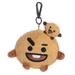 Aurora - Mini Brown BT21 - 4 SHOOKY Keychain - Lovable Stuffed Doll