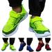 Akiihool Boys Sneakers Boys Girls Tennis Shoes Kids Lightweight Walking Shoes Fashion Sneakers for Boys and Girls (Green 7.5)