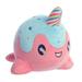 Aurora - Small Pink Tasty Peach - 7 Lollipop Nomwhal - Enchanting Stuffed Animal