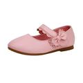QIANGONG Toddler Shoes Girl Shoes Leather Shoes Single Shoes Children Dance Shoes Girls Performance Shoes (Color: Pink Size: 21 )