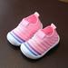 eczipvz Toddler Shoes Children Cute Knitted Kids Boys Girls Non Slip Lightweight Toddler Walking Running Boys Tennis Shoes Size 5 Big Kid (Pink 5.5 Toddler)