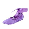 QIANGONG Toddler Shoes Children Dance Shoes Strap Ballet Shoes Toes Indoor Yoga Training Shoes (Color: Purple Size: 28 )