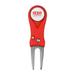 Izzo Golf Matte Switch-Blade Divot Tool Red