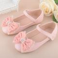 eczipvz Toddler Shoes Children Shoes Fashion Small Leather Shoes Baby Children Princess Shoes Lace Bow Children Sandals Tennis s for Kids (Pink 12.5 Little Child)