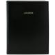 black 5 column log book/multipurpose black log book - 120 pages - 8 x 10 black cover smyth sewn hardbound (log-120-scs-(5-column)-lkt2)