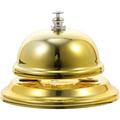 Reception Bell Vintage Signs Metal Call Bells -Desk Pressing Bell Table Call Bell Service Training Bell Reception Customer Bell for Hotel School (Golden) Classic Toys Classic Toys