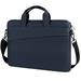 Portable Laptop Tote Bag Shoulder Bag For 13.3 14 15 15.6 Inch Laptop Shoulder Bag Solid Colorï¼ŒNavy blue