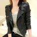 Fall jackets Trendy Women Leather Zipper Jacket Slim Biker Motorcycle Coat Punk Outwear Classic jacket Coats