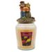 Autumn Glow Apple Cider Scented Jar Candle and Scarecrow Topper