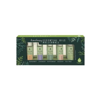 Plus Size Women's Aromatherapy Essential Oils Rollerballs by Pursonic in 5 Pack