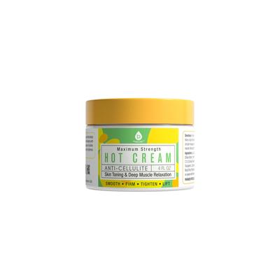 Plus Size Women's Anti Cellulite Muscle Relaxation Hot Cream by Pursonic in 4 Oz