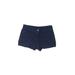 Lilly Pulitzer Khaki Shorts: Blue Print Bottoms - Women's Size 00 - Dark Wash