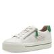 Jana Damen Plateau Sneaker mit Reißverschluss Vegan, Weiß (White), 37 EU