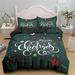 Bedding Sets Home Bed Set 3D Snow Pine Printed Bedding Cover Set Happy Christmas Quilt Cover Set