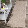 Safavieh Courtyard Marolyn Indoor/ Outdoor Patio Backyard Rug Beige/Beige 2 3 x 14 Runner 14 Runner Outdoor Indoor Entryway Bedroom Dining Room