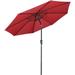 Metal Patio Umbrella Outdoor Table Deck Yard Garden Market Sun Shade Parasol