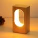 LONRISWAY LED Wood Desk Lamp Bedroom Bedside Night Light Dimmable Led Lighting Creative Home Deco