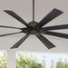 70 Possini Euro Design Defender Modern Industrial Indoor Outdoor Ceiling Fan Remote Control Oil Rubbed Bronze Damp Rated Patio