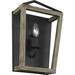 HTYSUPPLY WB1877WOW/AF Gannet Wall Sconce Candle Lighting Brown 1-Light (9 W x 14 H) 60watts
