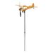 Airplane Weather Vane For Yard Garden Wind Spinners Stake Windmills Yard Ornaments Wind Mills Metal Wind Sculptures & Spinners Yard Decor