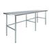 30 X 96 Stainless Steel Work Table With Open Base