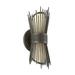 B4271-FRN-Troy Lighting-Blink-2 Light Outdoor Small Wall Lantren-5.38 Inches Wide by 14 Inches High