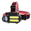 Waterproof Night Lighting Portable Mini Work Light Fishing Head Lamp Running Headlight XPE+2* COB LED Headlamp