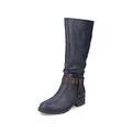 Rieker Women Boots 91694, Ladies Winter Boots,Winter Boots,Outdoor Shoes,Warm,Blue (Blau / 14),37 EU / 4 UK