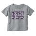Born To Ride Horses With Grandma Toddler Boy Girl T Shirt Infant Toddler Brisco Brands 5T