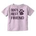 Dogs Mans Best Friend Cute Toddler Boy Girl T Shirt Infant Toddler Brisco Brands 4T