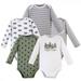 Touched by Nature Baby Boy Organic Cotton Long-Sleeve Bodysuits 5pk Happy Camper 18-24 Months