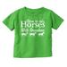 Born To Ride Horses With Grandma Toddler Boy Girl T Shirt Infant Toddler Brisco Brands 3T