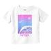 NASA Vaporwave Gradient Space Galaxy Toddler Boy Girl T Shirt Infant Toddler Brisco Brands 5T