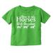 Born To Ride Horses With Grandma Toddler Boy Girl T Shirt Infant Toddler Brisco Brands 24M