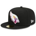 Men's New Era Black Arizona Cardinals 2023 NFL Crucial Catch 59FIFTY Fitted Hat