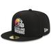 Men's New Era Black Cleveland Browns 2023 NFL Crucial Catch 59FIFTY Fitted Hat