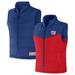 Men's NFL x Darius Rucker Collection by Fanatics Royal New York Giants Colorblocked Full-Zip Vest