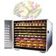 10 Layers Commercial Stainless Steel Food Dehydrator For Food Fruit Dehydrator Professional Dryer