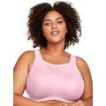 Glamorise 1066 Sport Bra - Pink, Pink, Size 44C, Women